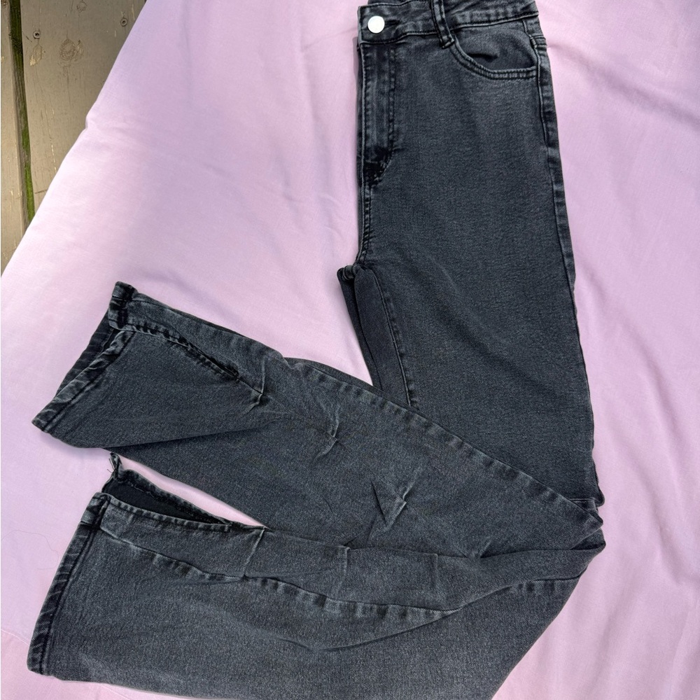 SHEIN Women's Slim Black Jeans